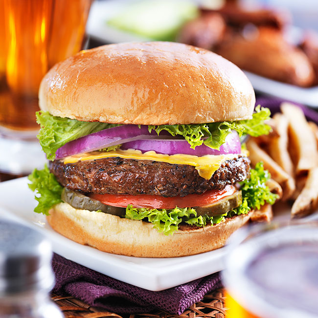 Pregame Brew and Chew sports themed restaurant burger